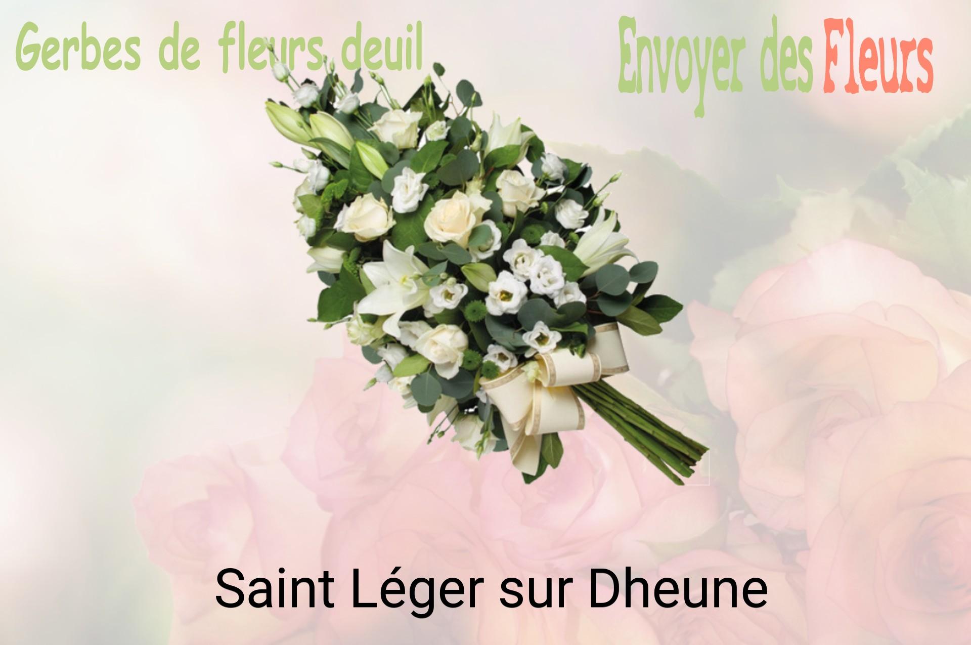 Gerbe de fleurs de deuil livrée à Saint-Léger-sur-Dheune